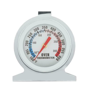 Termometro per forno forni fumi 120° c Ø 80 mm con gambo posteriore l 5 cm