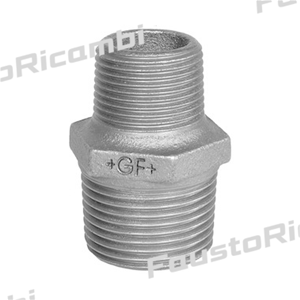 NIPPLO NIPLES GHISA RIDOTTO Ø 2" X 1" RACCORDO FILETTATO MASCHIO 