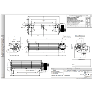 1012524 - TRIAL VENTILATORE TANGENZIALE THS 60/366/30 DX THS36B6-022 STUFA  A PELLET - TRIAL