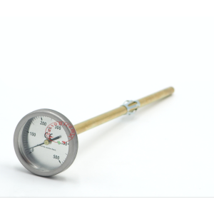 Termometro Pirometro Reloj 0-600 ºC Puerta Horno Blanco - GSA Térmicos