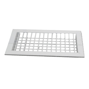 GRILLE DE REFOULEMENT D'AIR AILETTES RÉGLABLES 300X150 EN ALUMINIUM BLANC RAL 9016