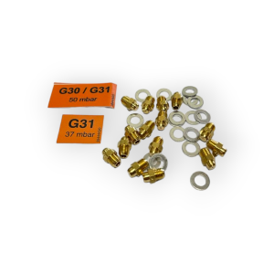 FERROLI KIT 15 UGELLI 0.79 TRASFORMAZIONE PER GAS GPL 39819710 34013300 CALDAIA