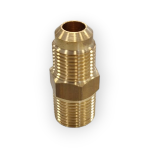 BRASS NIPPLE JOINT Ø 1/2SAE TO 1/2NTP AIR CONDITIONING FITTING