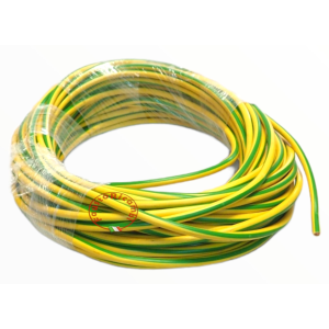 ELECTRIC CABLE YELLOW-GREEN Ø 4 mm FS17 1 X 4 mm SELLING BY LINEAR MT