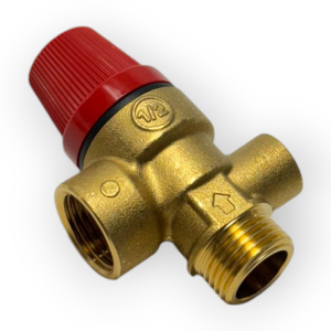 SAFETY VALVE 3 BAR 1/2 WITH 1/4 CONNECTION COMPATIBLE IMMERGAS 11455 ARISTON CHAFFOTEAUX 998447 569292 EUROTERM