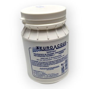 COMPTEUR DE REMPLACEMENT DE POUDRE DE SEL DE POLYPHOSPHATE 1 KG CHAUDIÈRE ANTI-ÉCHELLE UNIVERSELLE EUROACQUE