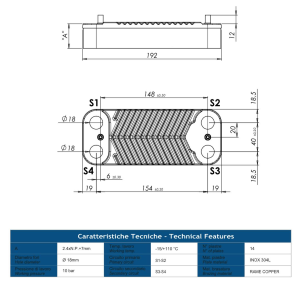 SANITARY EXCHANGER 16 PLATES COMPATIBLE SAVIO BI1001102 SIME 6319692 BOILER