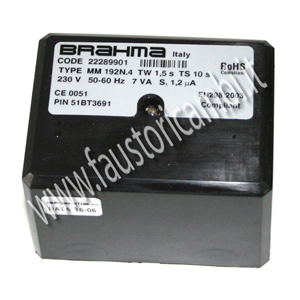 BRAHMA POWER PANEL SHEET MM192. MM 192N.4 22289901 TW 1.5 S TS 10 S 220V