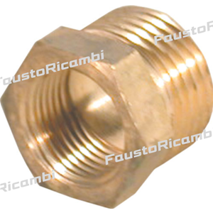 RIDUZIONE OTTONE Ø 1"1/4  X 1"  RACCORDO MF RIDOTTO FILETTATO 11/4X1